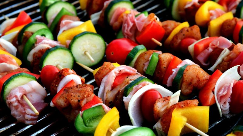 Barbecue veggies photo
