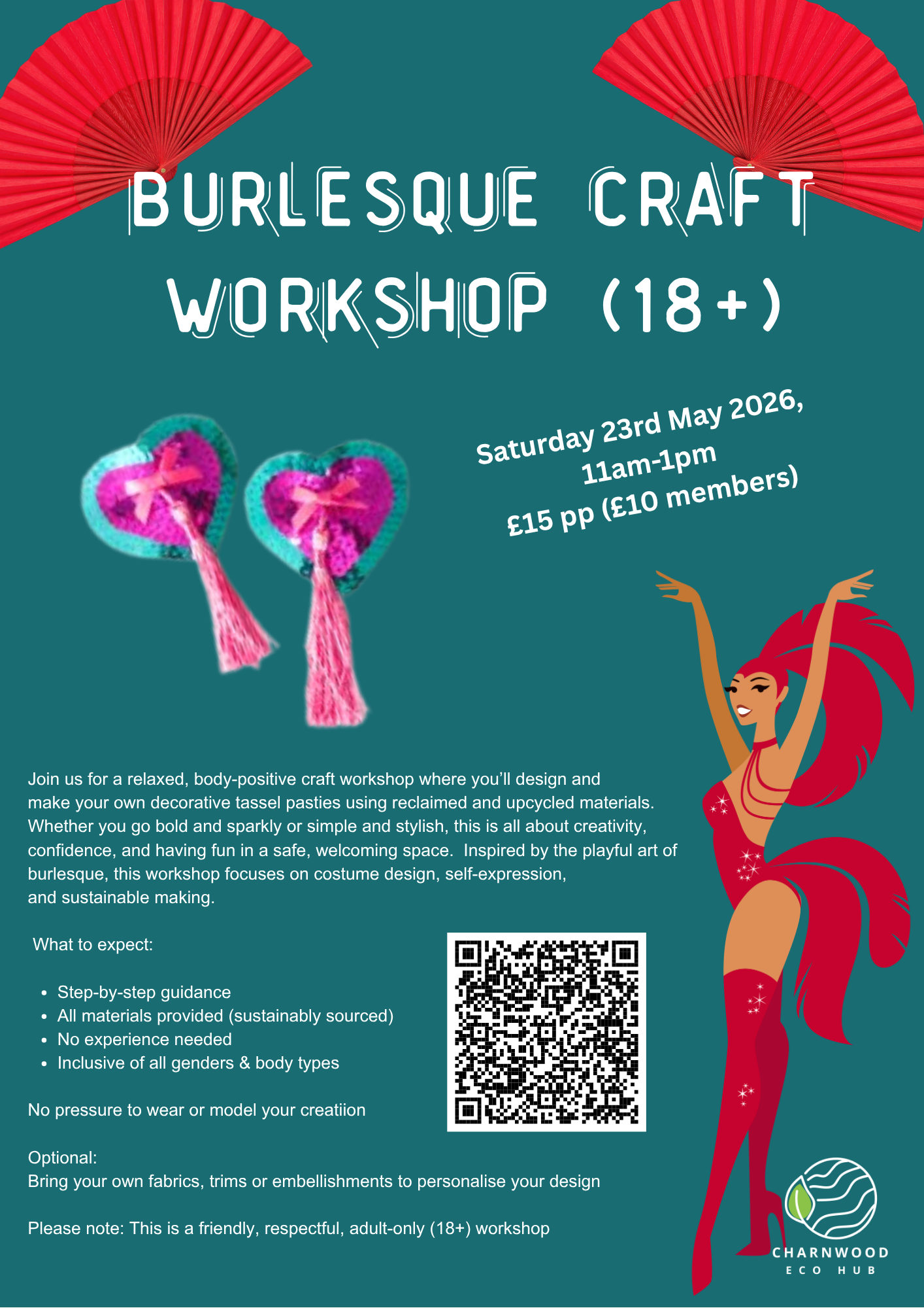 Burlesque Craft Workshop poster