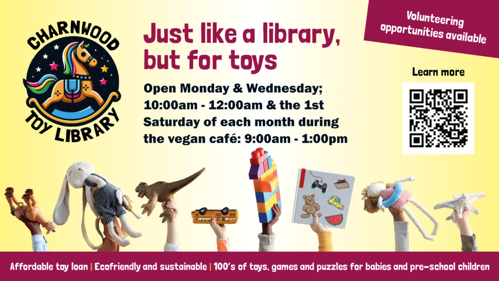 Charnwood Toy Library poster