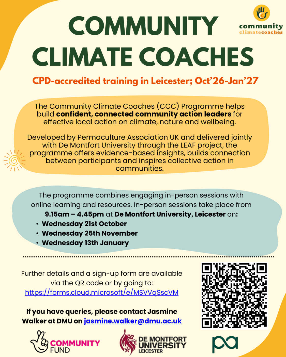 Community Climate Coaches Poster