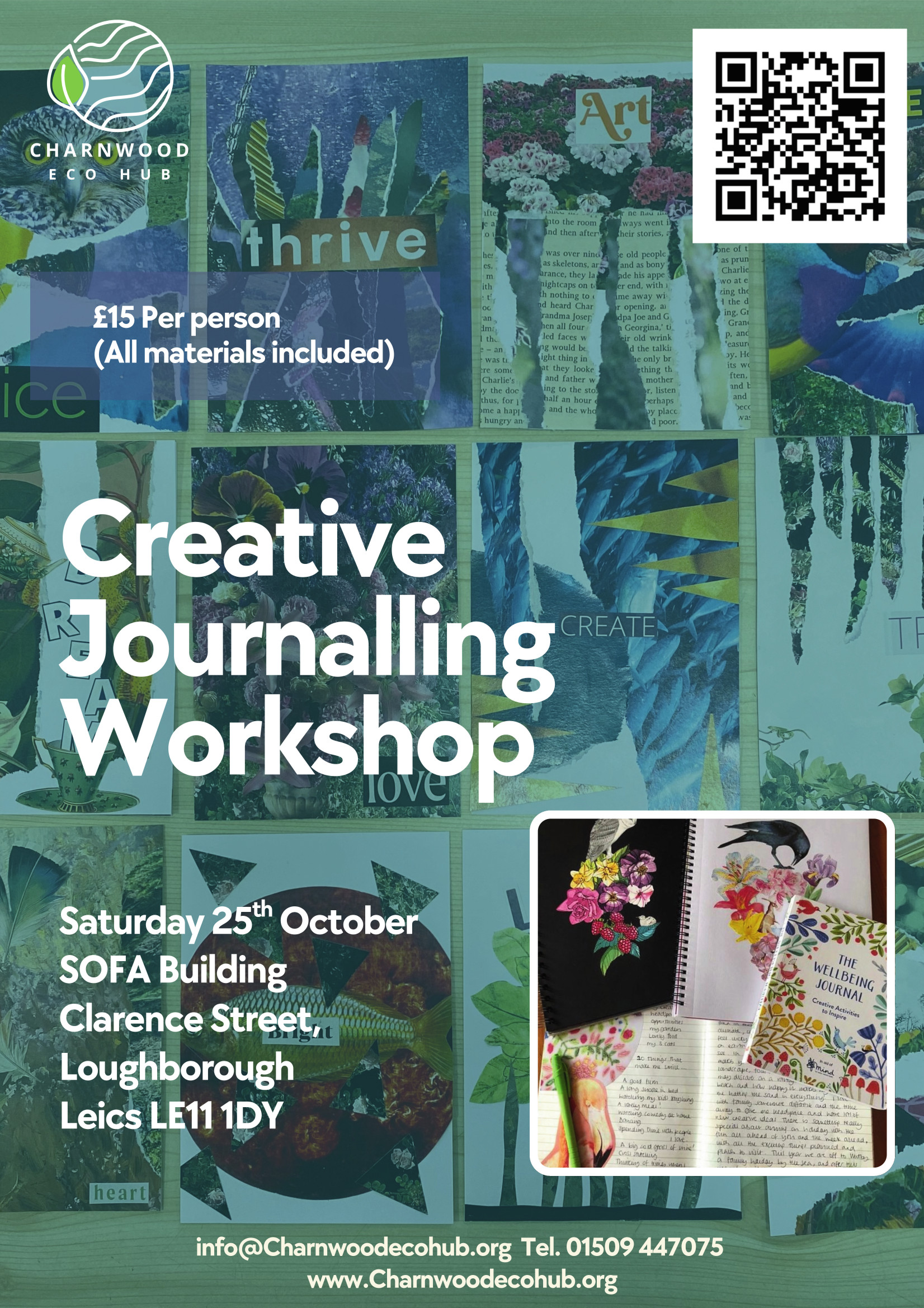 Creative Journalling Workshop poster