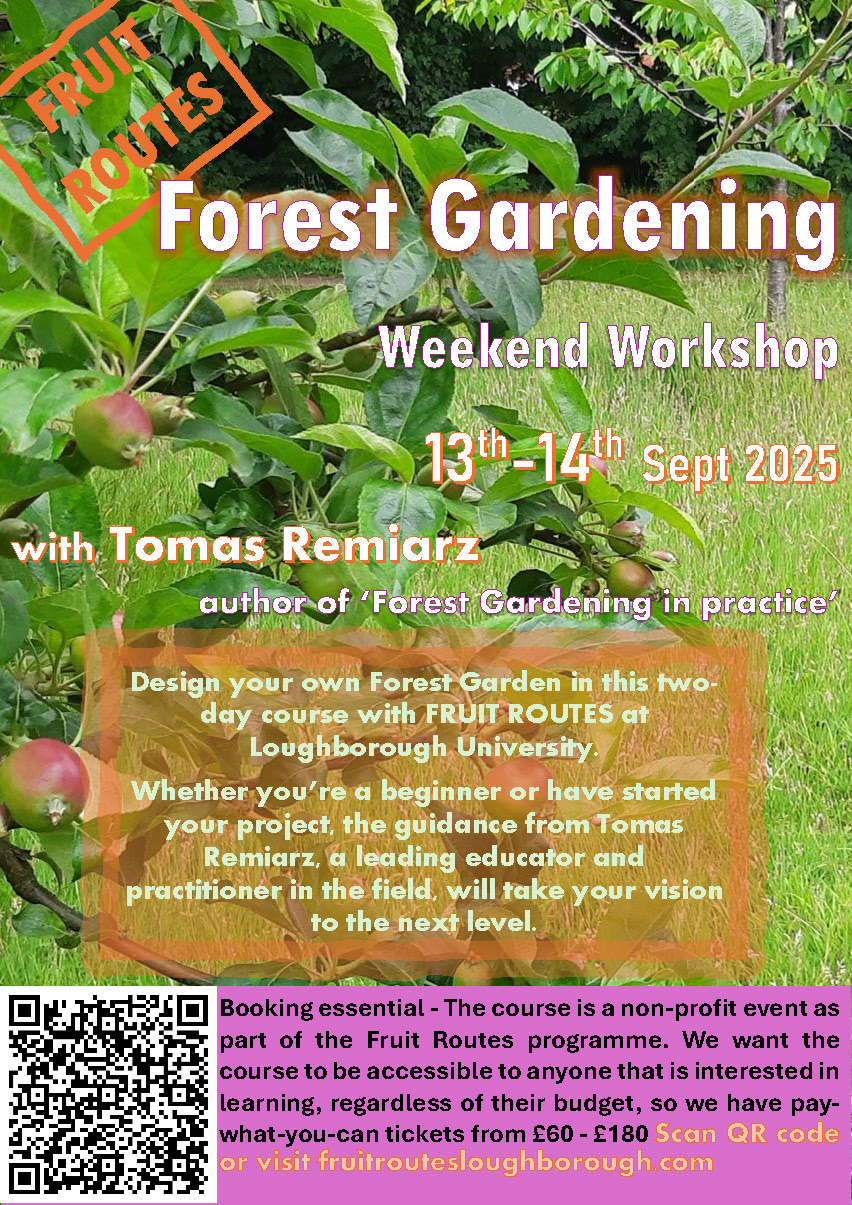 Forest Gardening Weekend Workshop poster