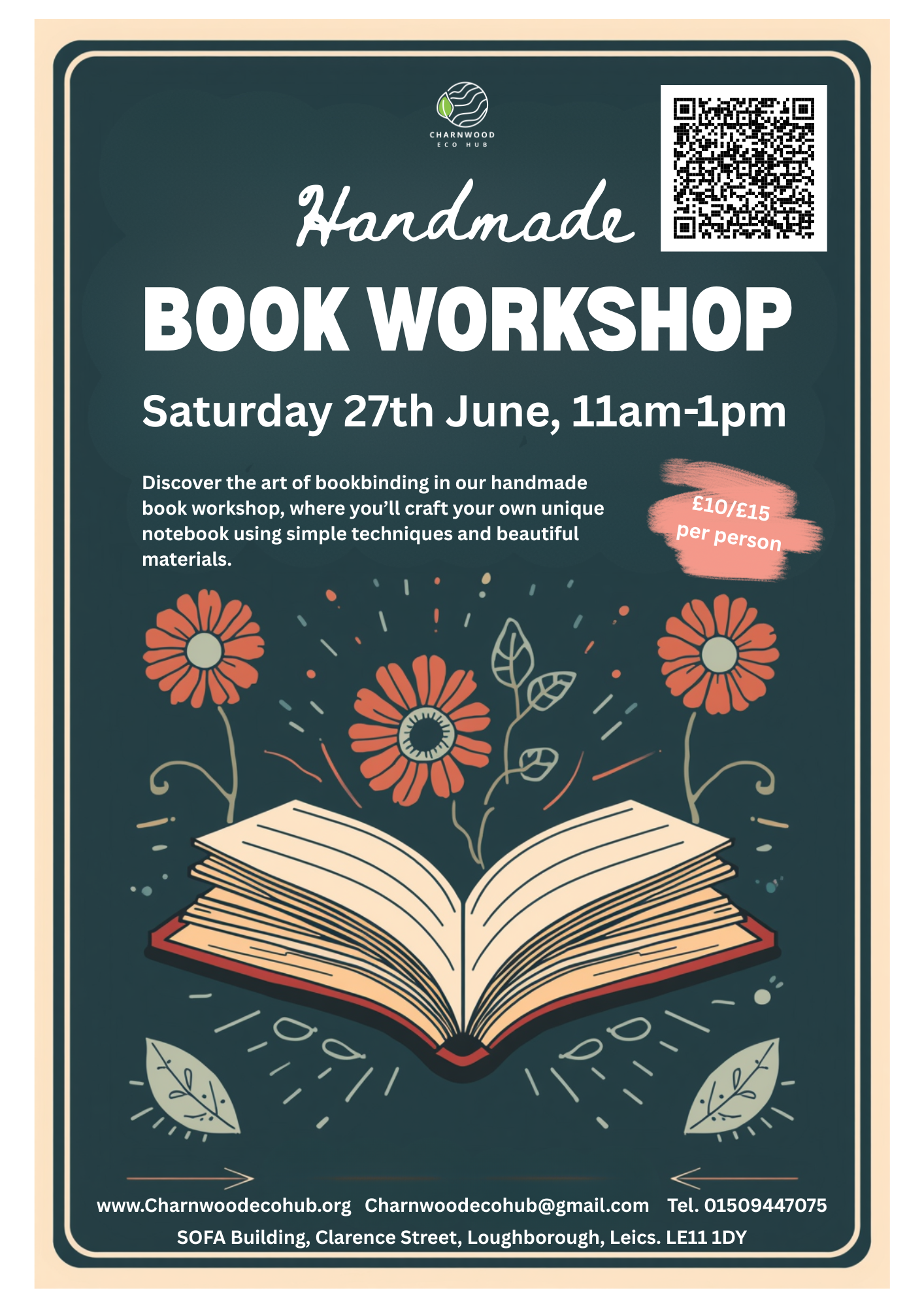Handmade Book Workshop poster