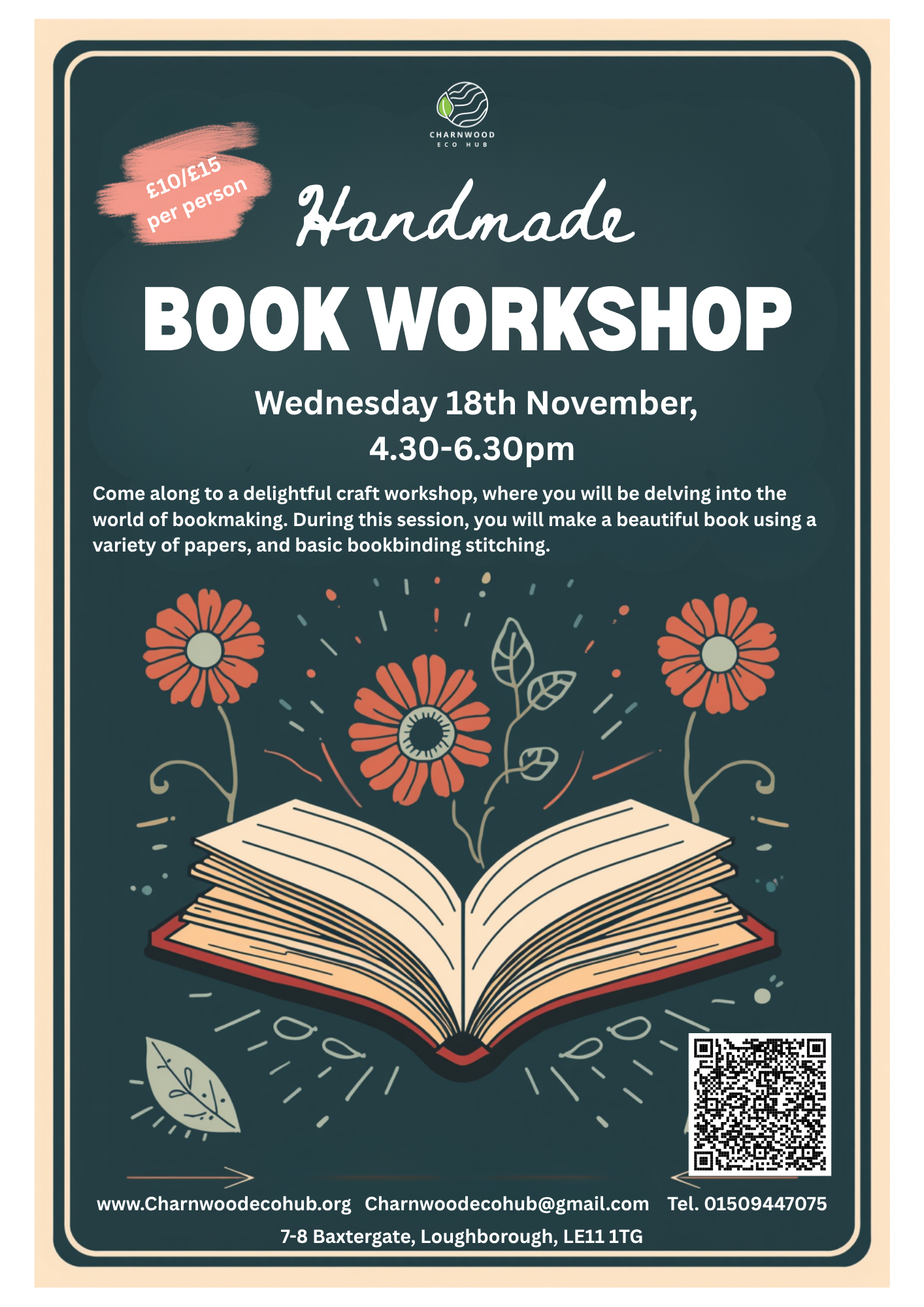 Handmade Book Workshop poster