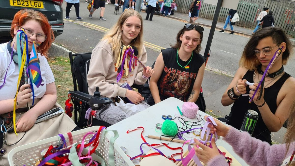 Loughborough Pride Crafting