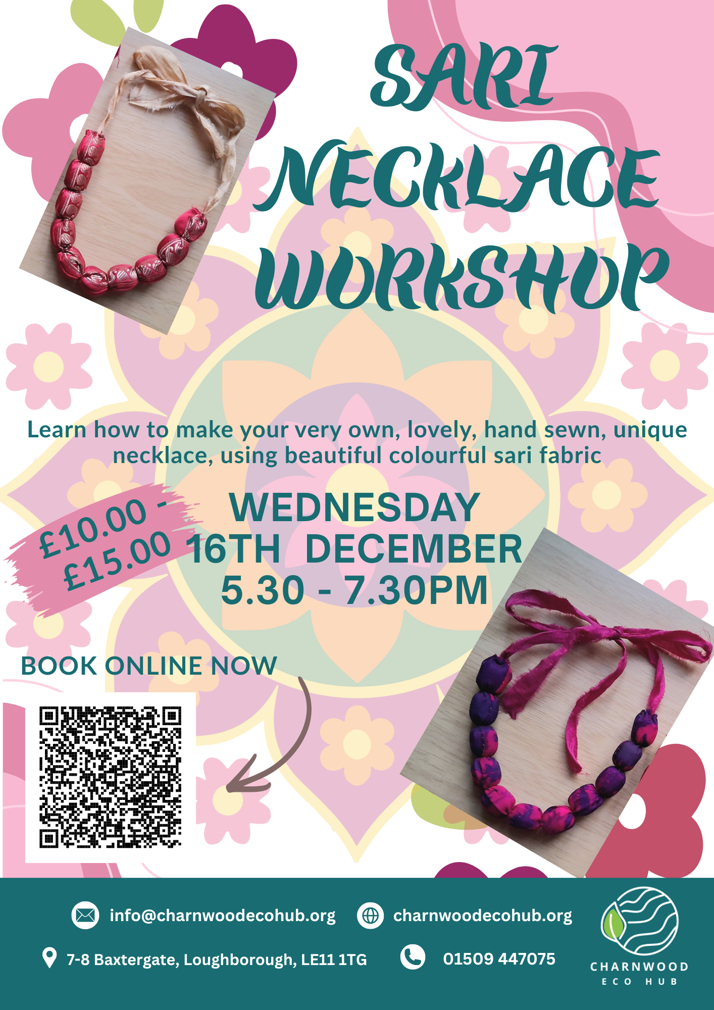 Sari Necklace Workshop poster