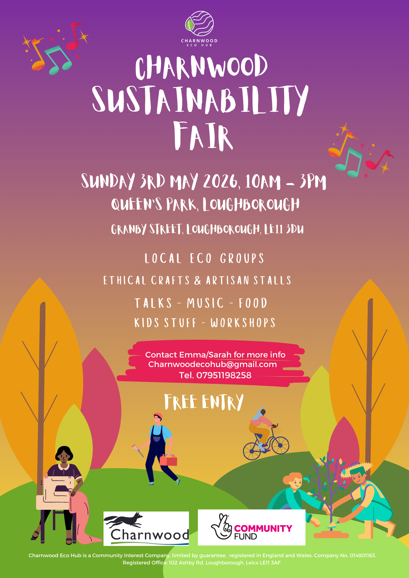 Charnwood Sustainability Fair 2026 poster