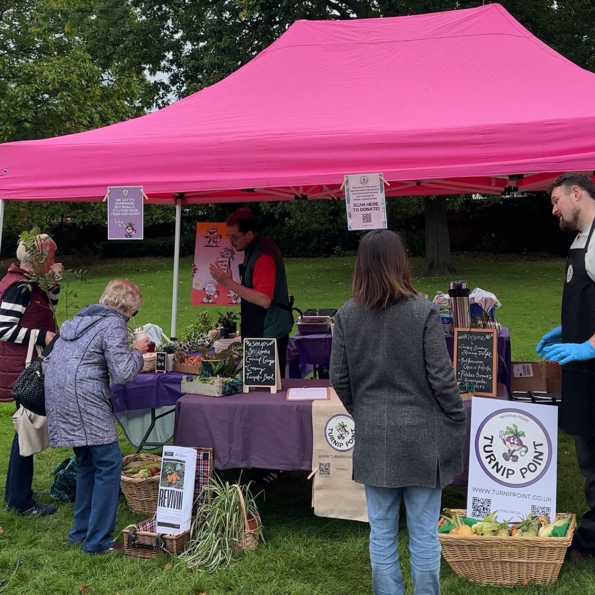 Turnip Point stall at the Charnwood Sustability Fair